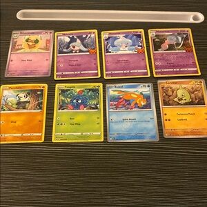 Pokemon Trading Card Set of 8